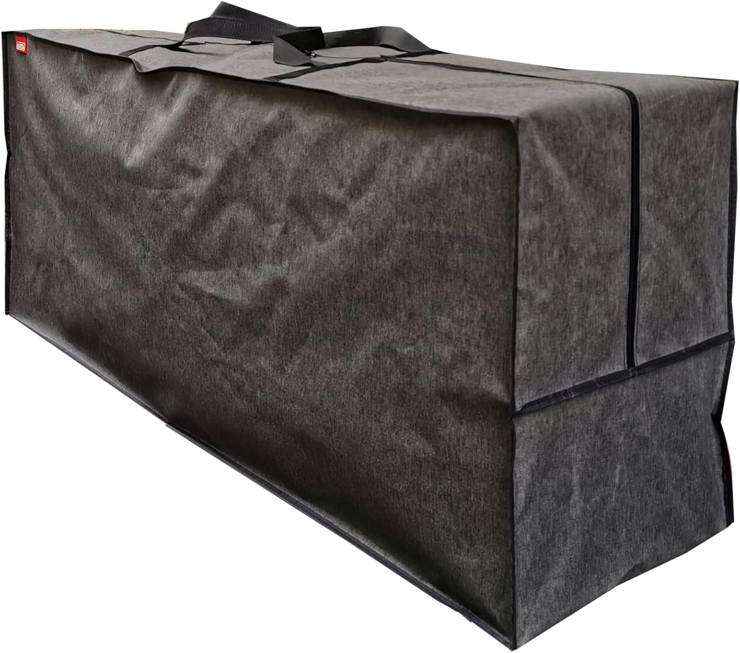 Outdoor Rectangular Cushion storage Bag, Protective Zippered Storage Bags with Handles, 50''L x 13''W x 20''H Dark Grey
